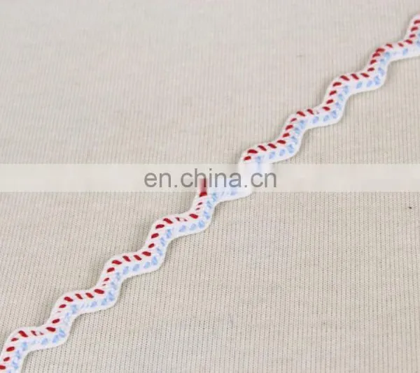 Wholesale Cheap Ric Rac Plastic Ribbon Tape for Garment Decoration photo-3