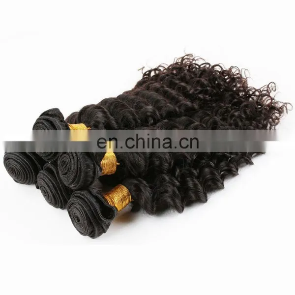 Cheap Straight Hair Weave Deep Curl Brazillian Human Hair photo-4