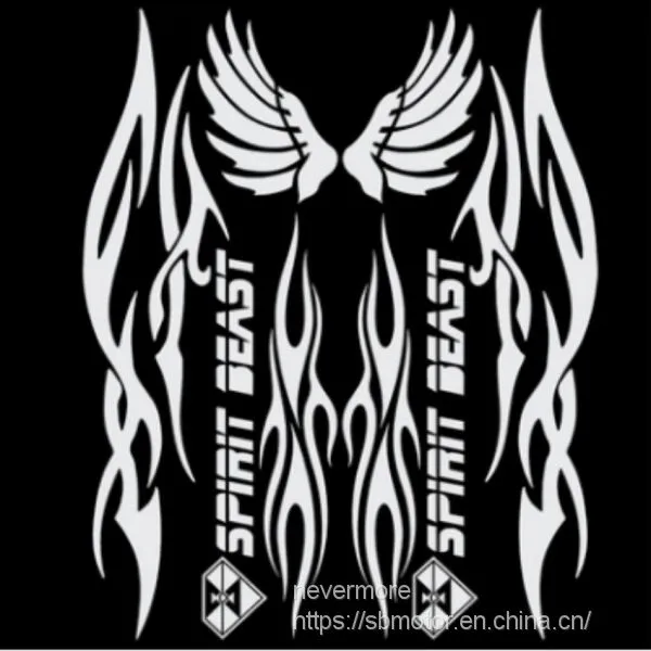 Spirit Beast Motorcycle Modified Body Sticker Cool Styling BL-401 photo-3