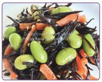 Sea Vegetable Frozen Seasoned Hijiki Seaweed Salad With Edamame
