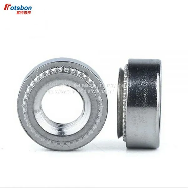 S-M2.5-0/S-M2.5-1/S-M2.5-2 Self-clinching Nuts Zinc Plated Carbon Steel Press In Nuts PEM Standard Factory Wholesales photo-3