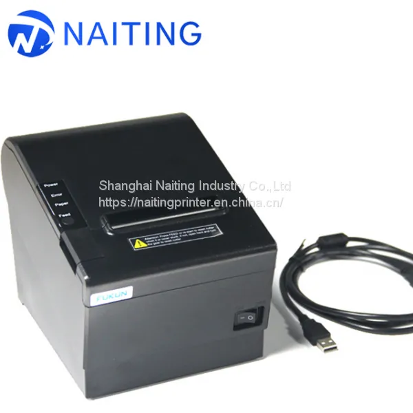 NAITING NT-POS80-BS USB-теплопередающий кассовый принтер