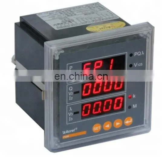 AC Intelligent Three-phase Embedded Power Meter Digital Display Voltage Current Energy Meter photo-2