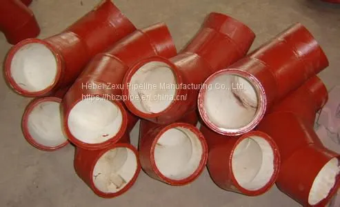 Production of High Hardness of the Ceramic Composite Wear-resistant Elbow photo-2