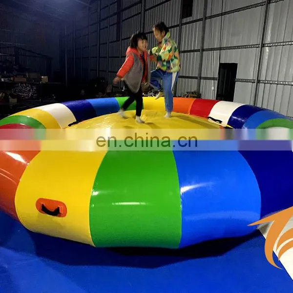 Giant Water Towable Ski Tube Saturn Rocker Inflatable Water Disco Boat photo-5
