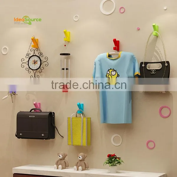 Creative Lovely Wood Hook Coat Hanger photo-4