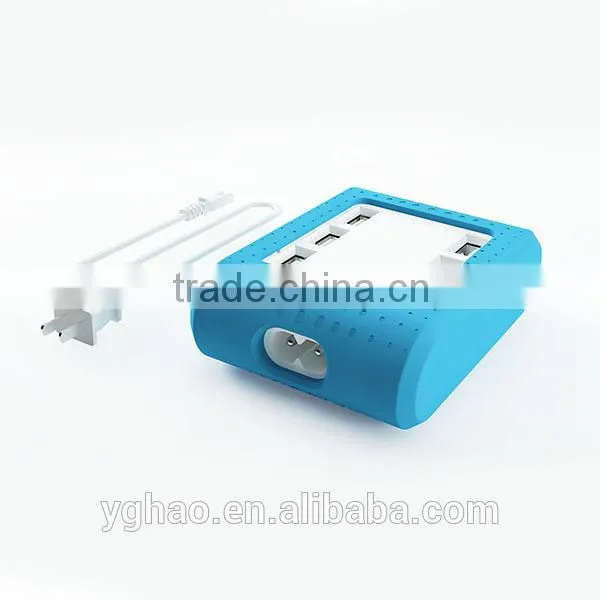 Portable 6 Ports USB Charging Station Wall Charger