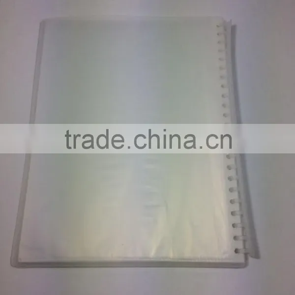 Plastic 23 Holes Ring Clip Clear Pocket Display Book photo-2