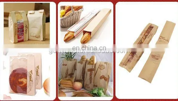 Roll Feeding Bottom Paper Bag Making Machinery for Food photo-5
