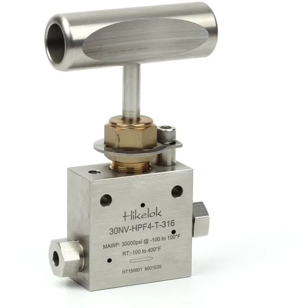 Ultrahigh Pressure 15000 Psi HiP Autoclave Butech Type 1/4'' 3/8'' OD Fnpt Needle Valve photo-2