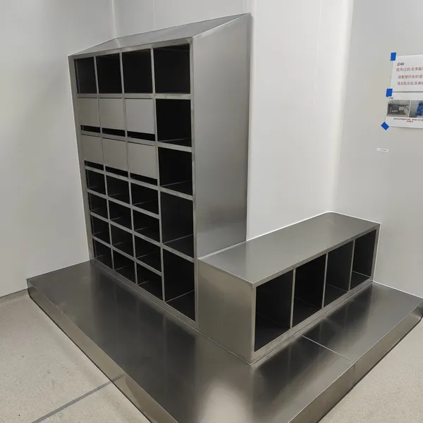 Laboratory Stainless Steel Wardrobe and Shoe Cabinet photo-2