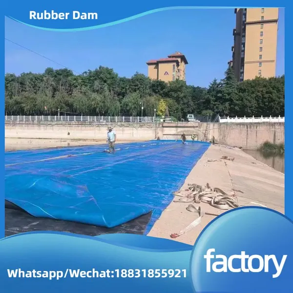 Water Filled Rubber Dam Barrier, Inflatable Flexible Membrane Dam for Irrigation and Landscape photo-4