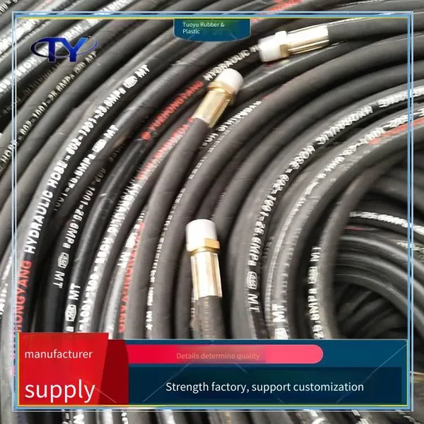 Low-pressure Fabric-reinforced Water Delivery Rubber Hose, Acid and Alkali Resistant Water and Gas Delivery Rubber Hose, Oil Resistant, for Industrial Machinery photo-5