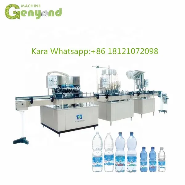 Factory Automatic Mineral Water Bottle Blowing Filling Capping Labeling Packing Making Machine Purified Water Production Line photo-2