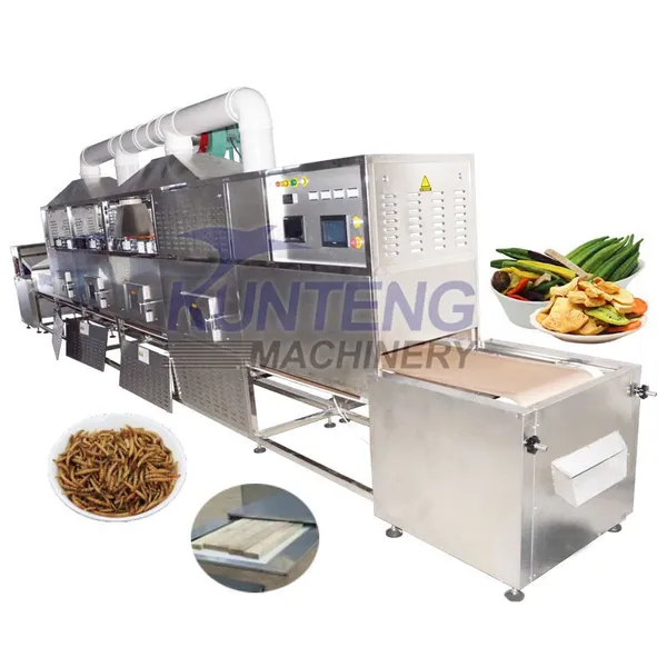 Professional Microwave Dehydrator Machine Nuts and Bean Ripening Sterilization Dry Food Machine