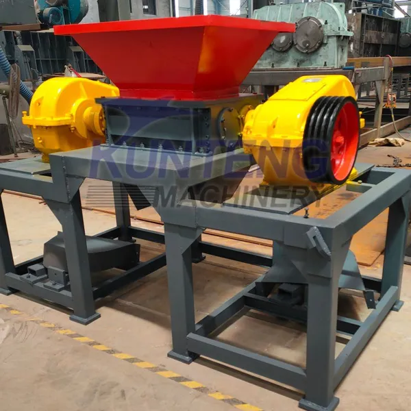 Household Waste Sponge Double Axis Shredder and Horizontal Hydraulic Garbage Baler EPC photo-2