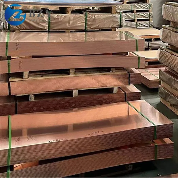 Copper Product 3mm Copper Sheet H62 C28000 Yellow Surface Brass Copper Plate Sheet photo-2
