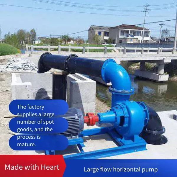 High-flow Farmland Irrigation Pump 400hw - 7 Equipped With a 45-kilowatt Motor, Volute-type Diesel Engine Horizontal Mixed-flow Pump photo-4