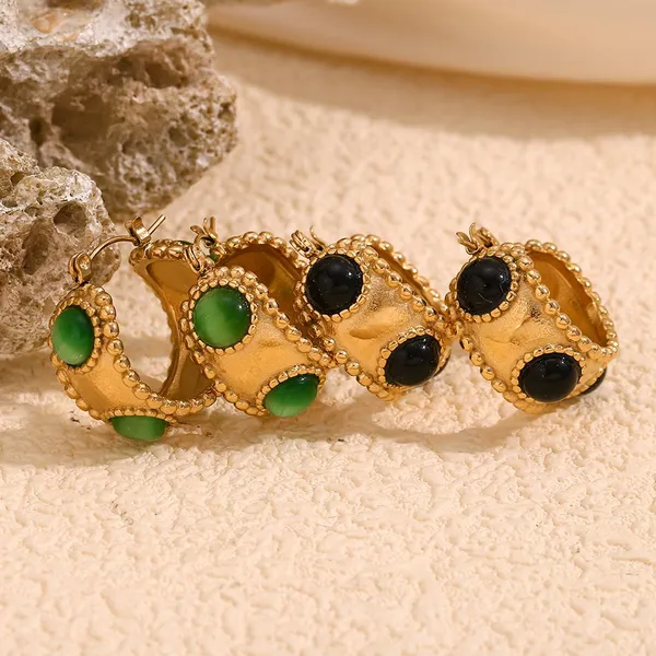 Low MOQ 100pcs Hypoallergenic Stainless Steel Earrings Studs Wholesale Jewelry Supplier photo-3