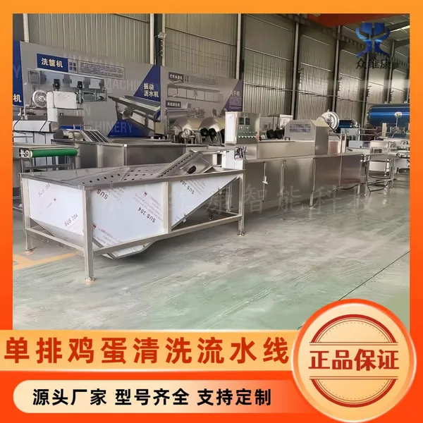 Large Capacity Egg Washing Machine, Farm Poultry Egg Cleaning & Candling Machine, Fully Automatic Egg Washer for Food Plants