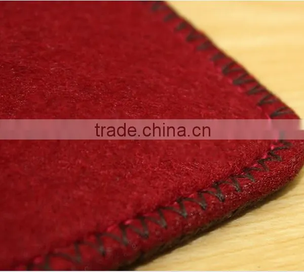 Korean Style Wool Felt Tablet Laptop Sleeve for Lady photo-4