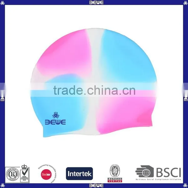 Ear Protection Cheap Novelty Silicone Swim Cap