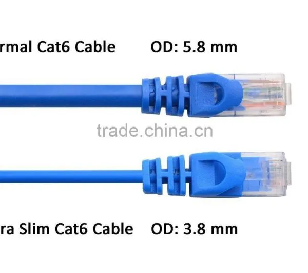 RJ45 10G UTP Cat6a Ultra Slim Patch Cable With Good Price photo-2