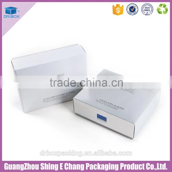 Silver White Printing Paper Cosmetics Box,cosmetic Packaging Box photo-3