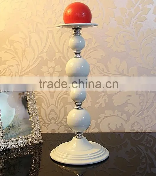 AN382 ANPHY European Style Noble Wedding Household Hotel Decoration Four Sizes Metal Gourd Candlestick Holder Stand White Stock photo-2
