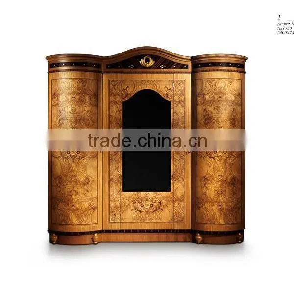 Classic Bedroom Furniture Set Royal Style Solid Wood Furniture King Size Bed for Sale Quality Choice photo-5