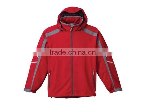 Black Windbreaker Contrast Color Brand Micro Fleece Jacket photo-2