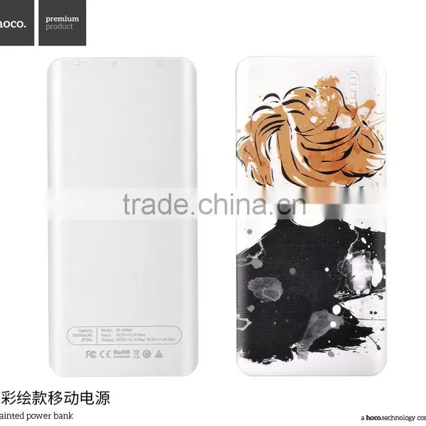HOCO B1 Painted 10000mAh Power Bank for IPhone 6s Samsung S7 Universal Double USB Quick Charging 2.1A External Battery MT-5733 photo-6