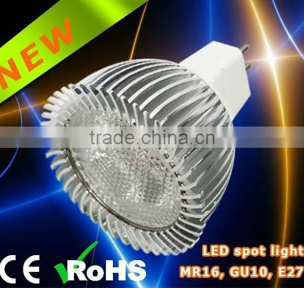 High Luminous 3W Led Spotlight , Indoor Lighting , 2 Years Warranty