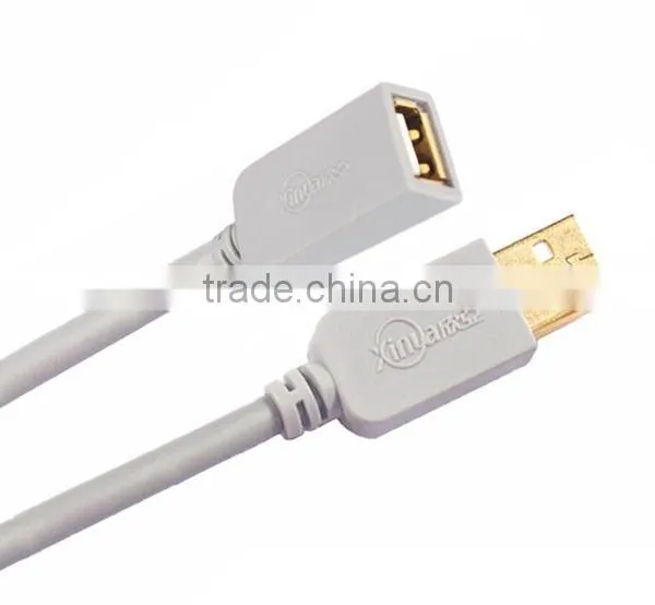 Xinya Hot Selling New Type A to Type A Male/Female USB 2.0 Extension Cable photo-2