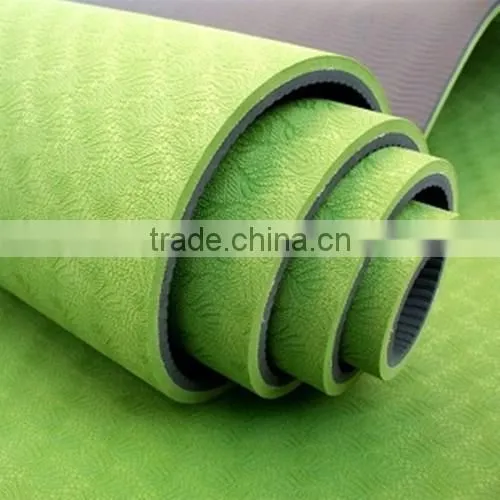 1/4'' Thickness TPE Yoga Mat Non-slip With Carry Bag 72" X 26" photo-2