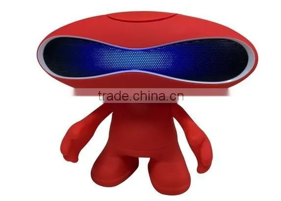 2015 New Hot Selling Doll Stand Football LED Bluetooth Speaker Support TF Card USB Phone Radio Aux photo-5