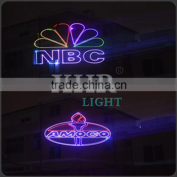 Professional Outdoor Sky Laser Lights,5W RGB Waterproof Laser Advertising Projector photo-4