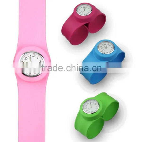 Adult Custom Silicone Slap Watch