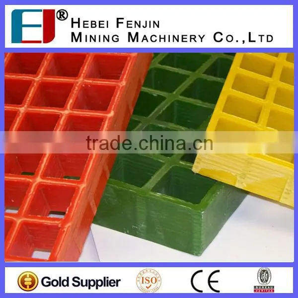 Standard 38mmx38mm Square Mesh Long Period Grating For Marine