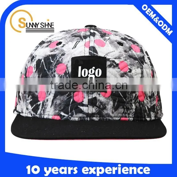 Custom Flower Snapback Wholesale Cat Hat photo-2
