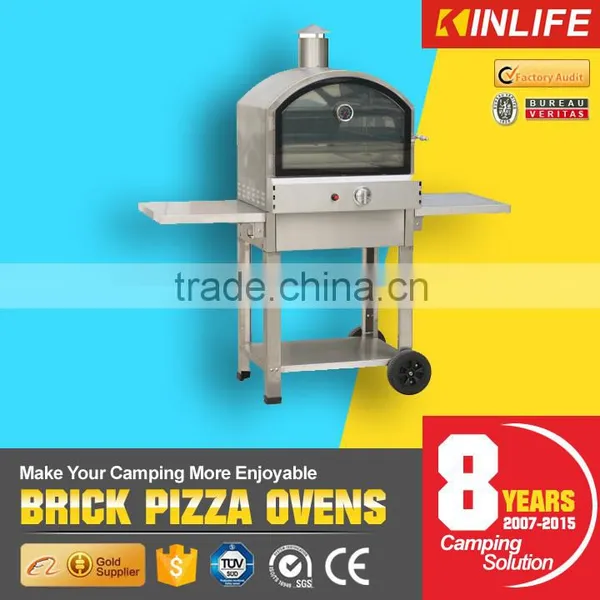 built-in gas pizza oven with gas oven thermometer