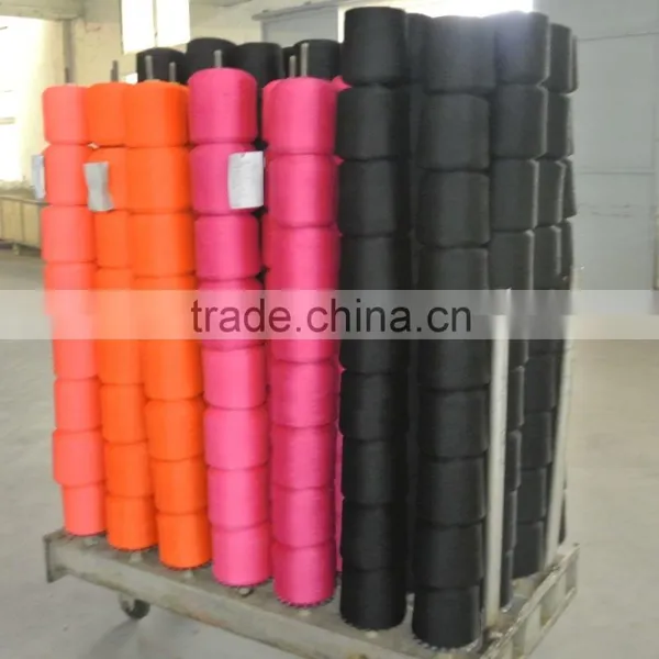 Manufacture Of Dyed Colorful Sewing Yarn 100% Polyester Ring Spun Twist Bright Yarn photo-5