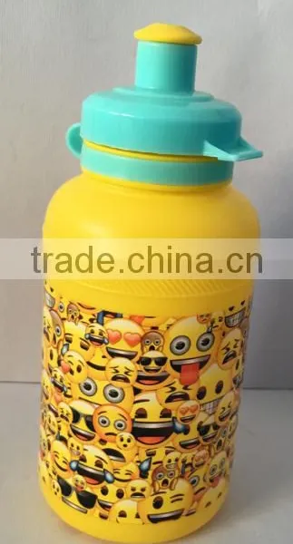 Plastic Water Bottle With Lid and Cute Logo photo-3