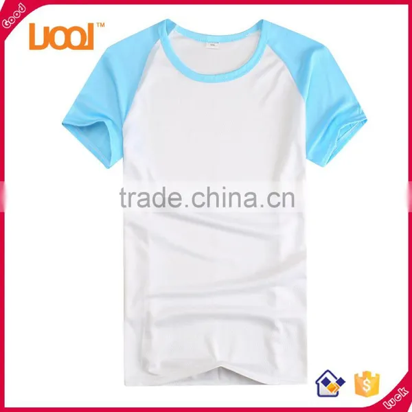 Wholesale China Unisex Plain No Brand Cotton T Shirt Short Sleeve Dry Fit Sports Slim Fit Blank T-shirt In Stock photo-6