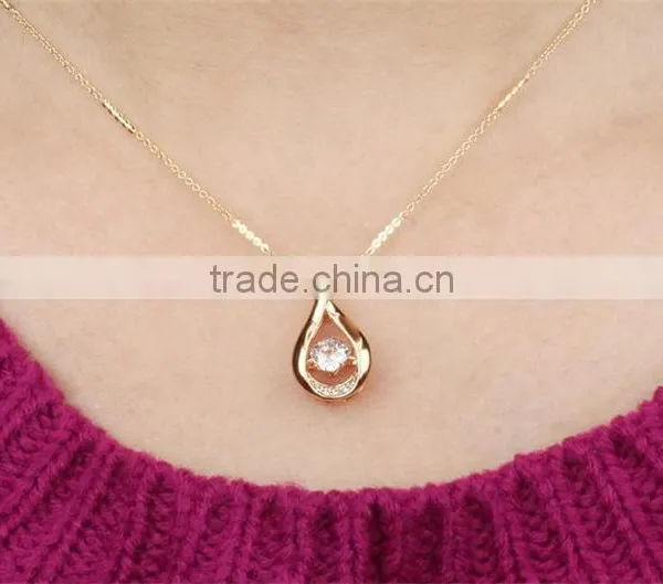 Gold Plated Fashion Jewellery for Women Zircon cz Pendent photo-5