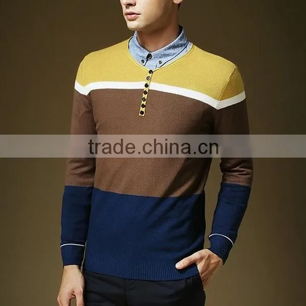 2015 Autumn New Design the Most Popular Sweater Low Collar for Latest New Style Sweater photo-5