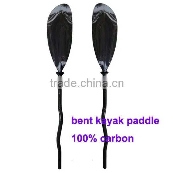 Quality Kayak Accessories/ Bent Kayak Paddle/ Full Carbon Kayak Paddle/ Kayak Fishing Accessories