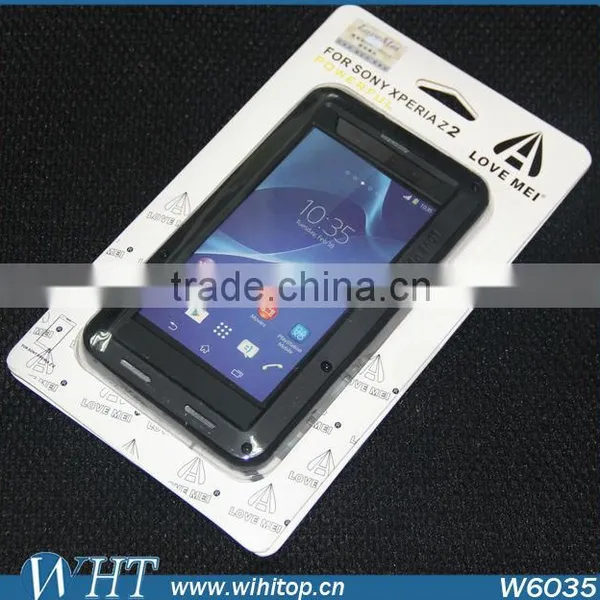 Shockproof Waterproof Case for Sony Xperia Z2 Aluminum Case Metal Powerful Case With Gorilla Glass photo-2
