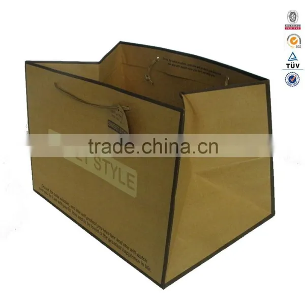 China Custom Printed Paper Bag Shopping Paper Bag Wholesale With Handles photo-3