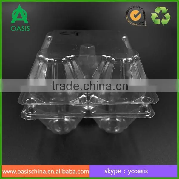 New Cheap Price Disposable Plastic 4holes Egg Trays photo-6
